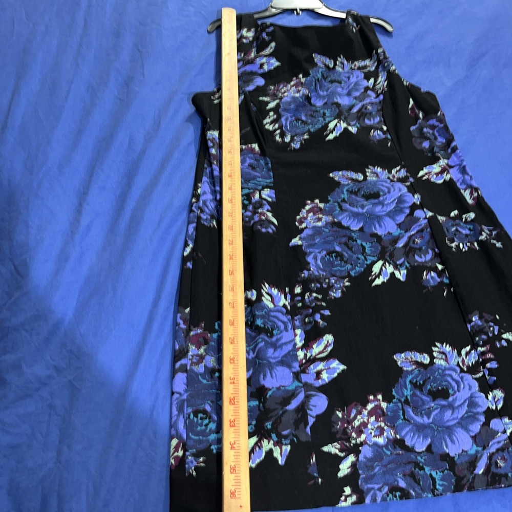 Free People Mayberry Mini Dress Size Large Blue Purple Floral Linen Blend NWT - Picture 7 of 14